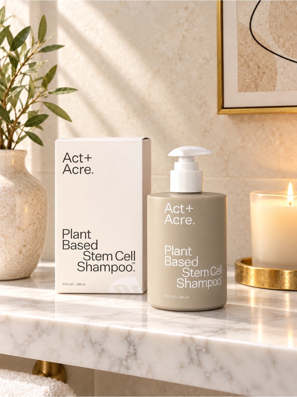 Act+Acre Plant Based Stem Cell Shampoo 10 oz New in Box